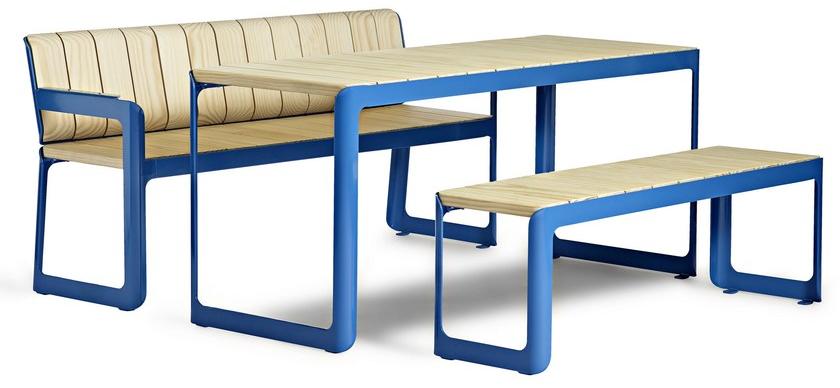 VESTRE Скамья из стали и дерева без спинки Air sun-id-1420213 - Вид №1