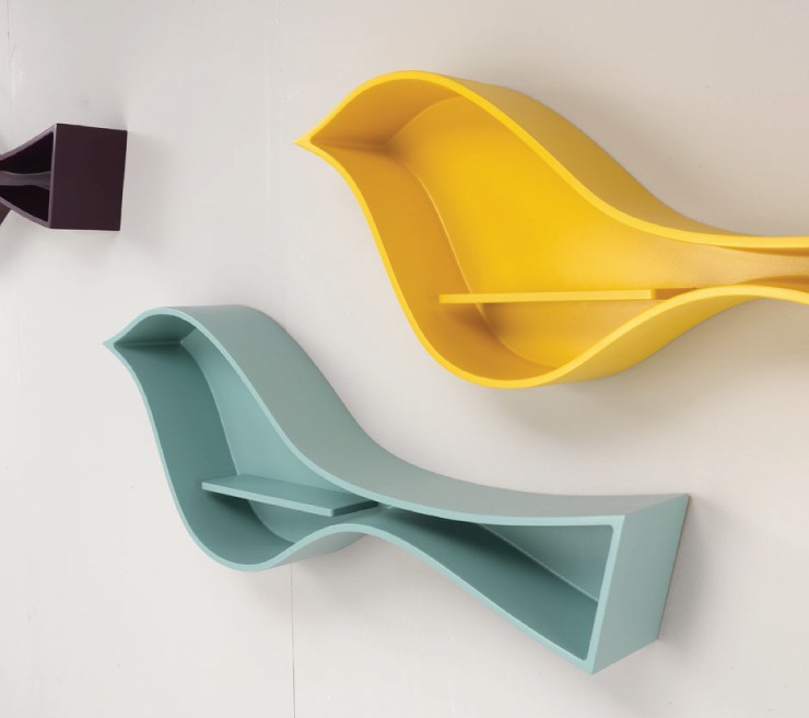 Ex.T Birdie Полка желтая EXBIRDIEGI  - Вид №2