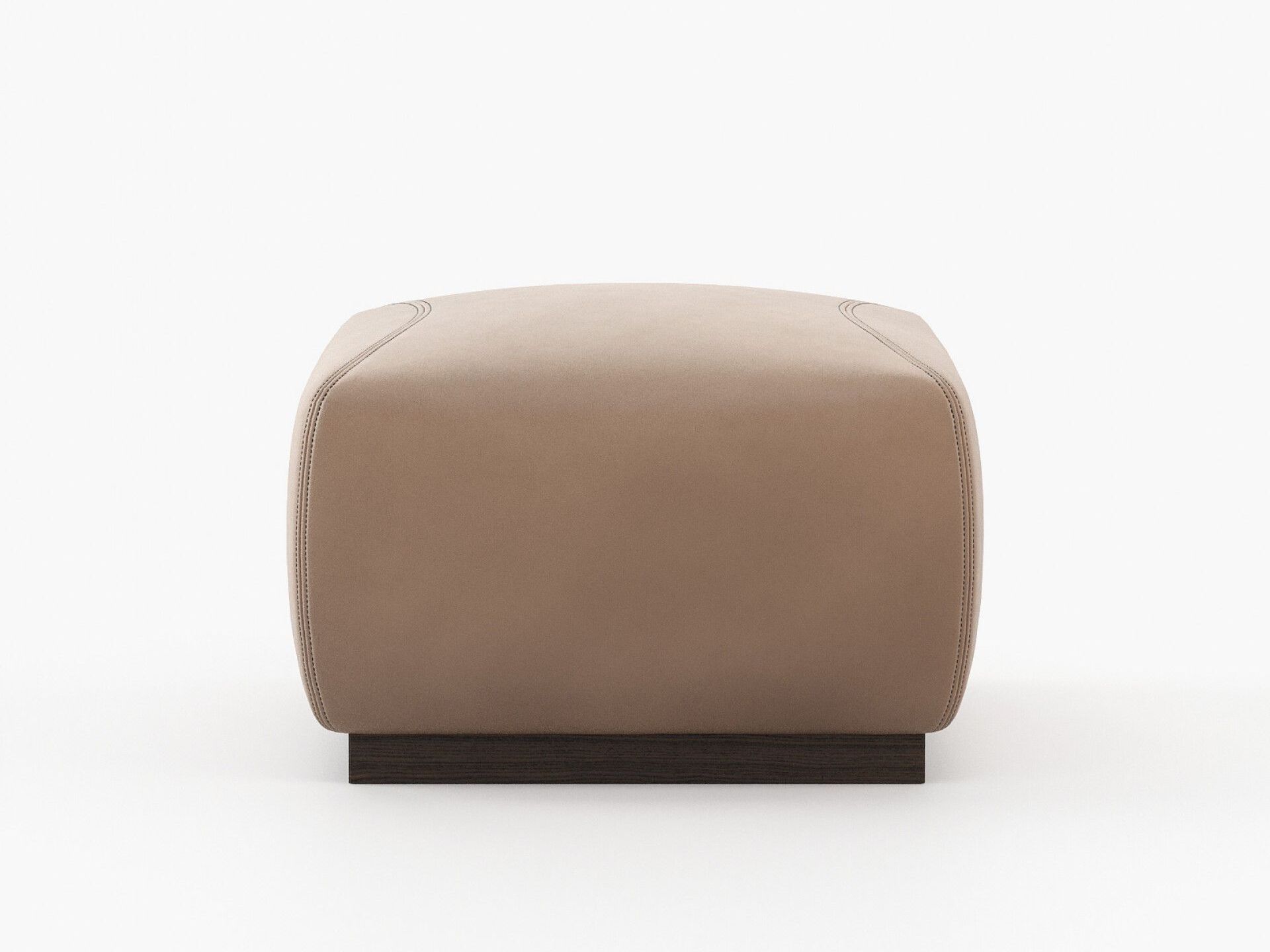 Кожаный квадратный пуф Laskasas MIKE ARCH-00108459 - Вид №1