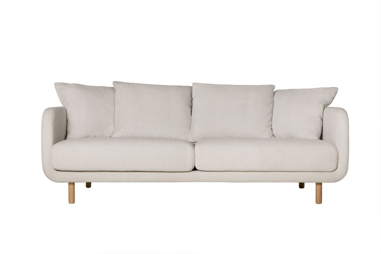 Диван Jenny трехместный прямой молочный SITS ДИЗАЙНЕРСКИЕ, JENNY 192038 Молочный  - Вид №6