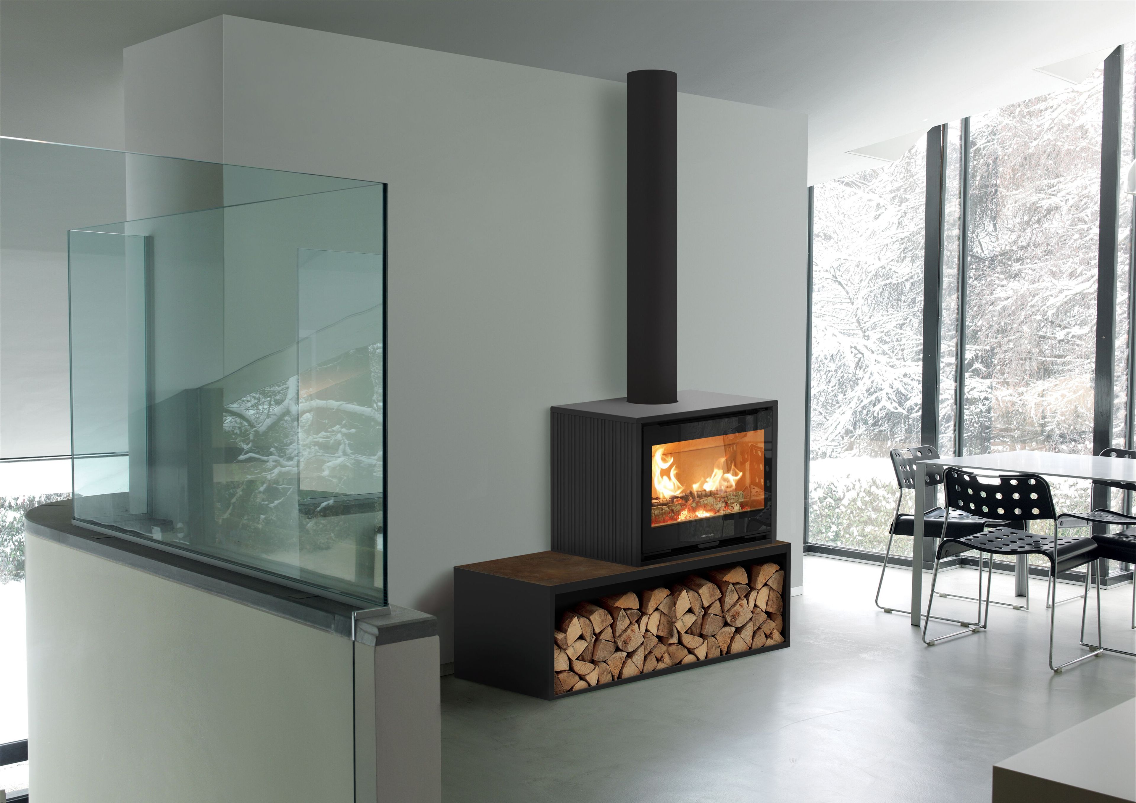 Дровяная печь для обогрева воздуха Jolly Mec воздушные системы ARCH-00028469 - Вид №2