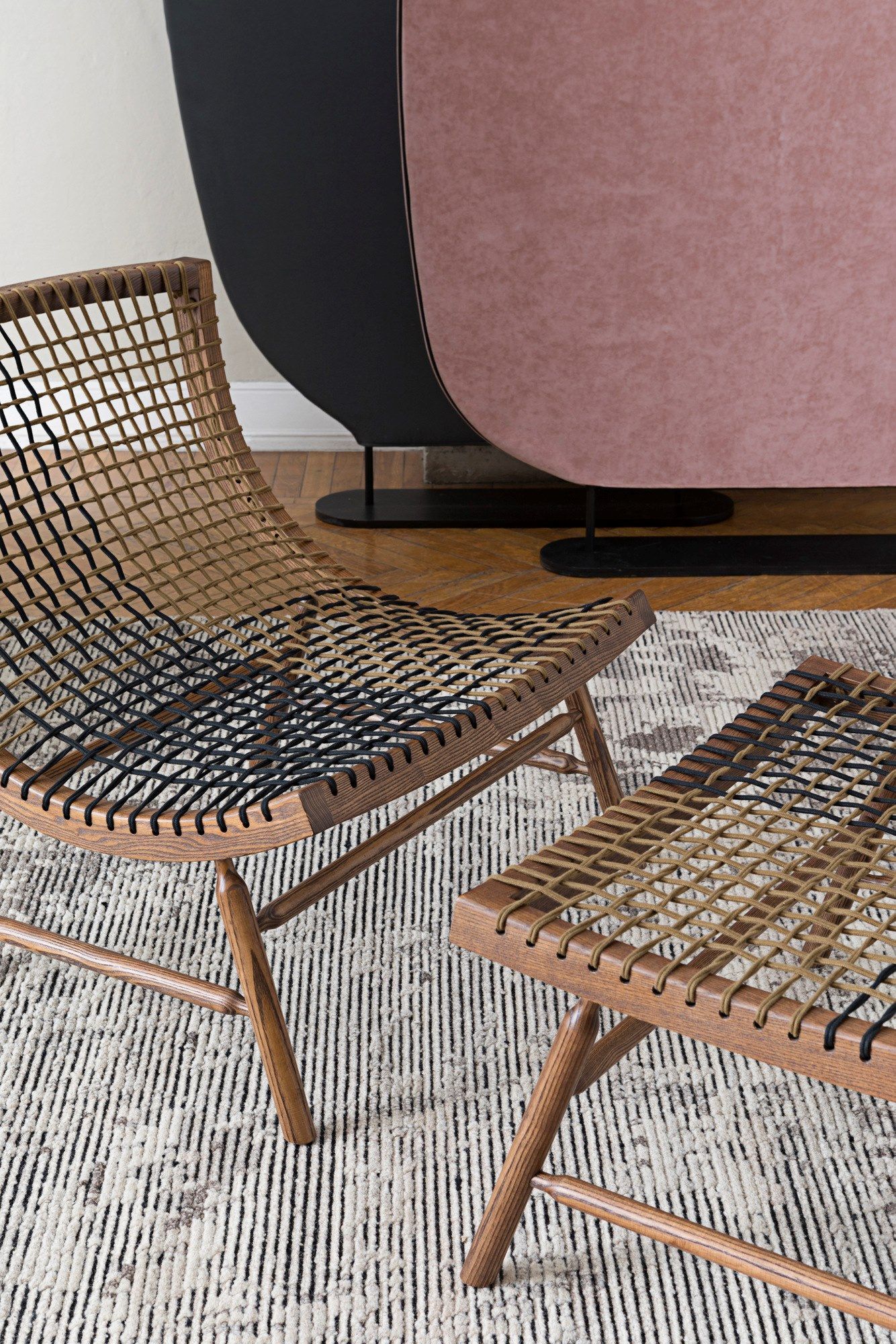 Кресло из массива дерева и морской веревки Saba Italia SITAR ARCH-00023219 - Вид №5