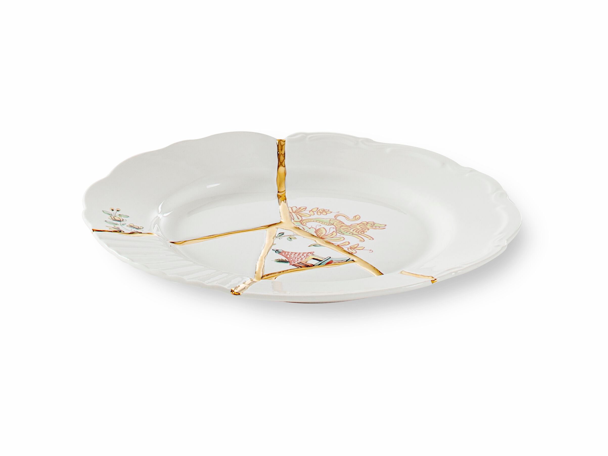 Фарфоровая десертная тарелка Seletti ARCH-00086620 - Вид №1