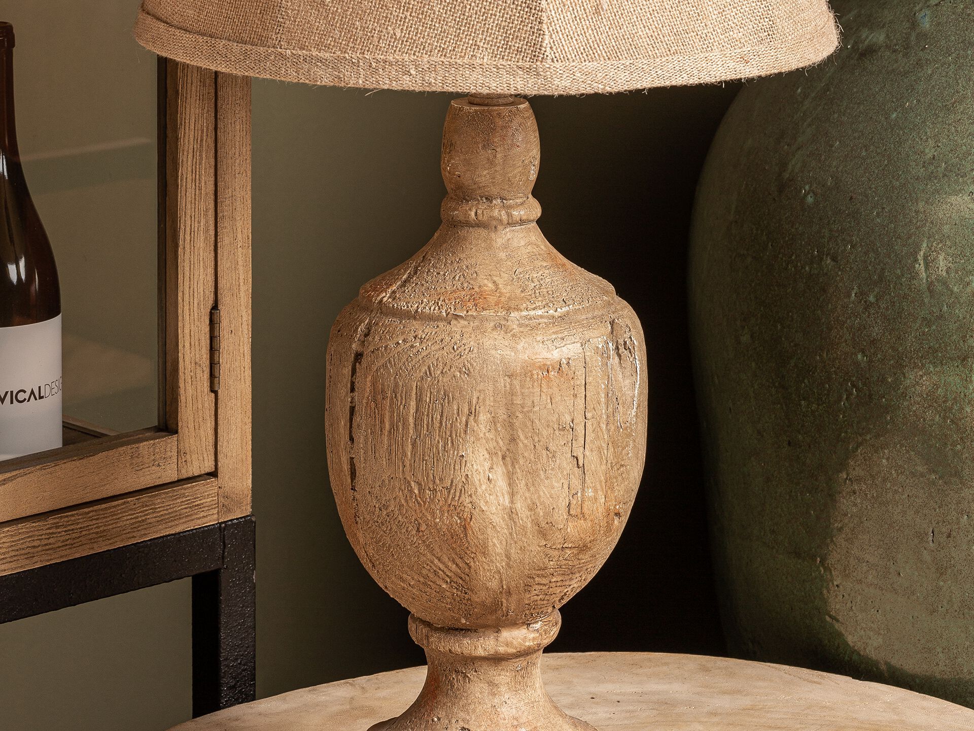 Настольная лампа из смолы Vical Home TABLE LAMP 20497 ARCH-00041132 - Вид №2