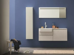 Birex Подвесной туалетный столик с ящиками, лакированный Lapis