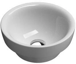 905011 Подвесная раковина настенная овальная GSI ceramica Sand белая