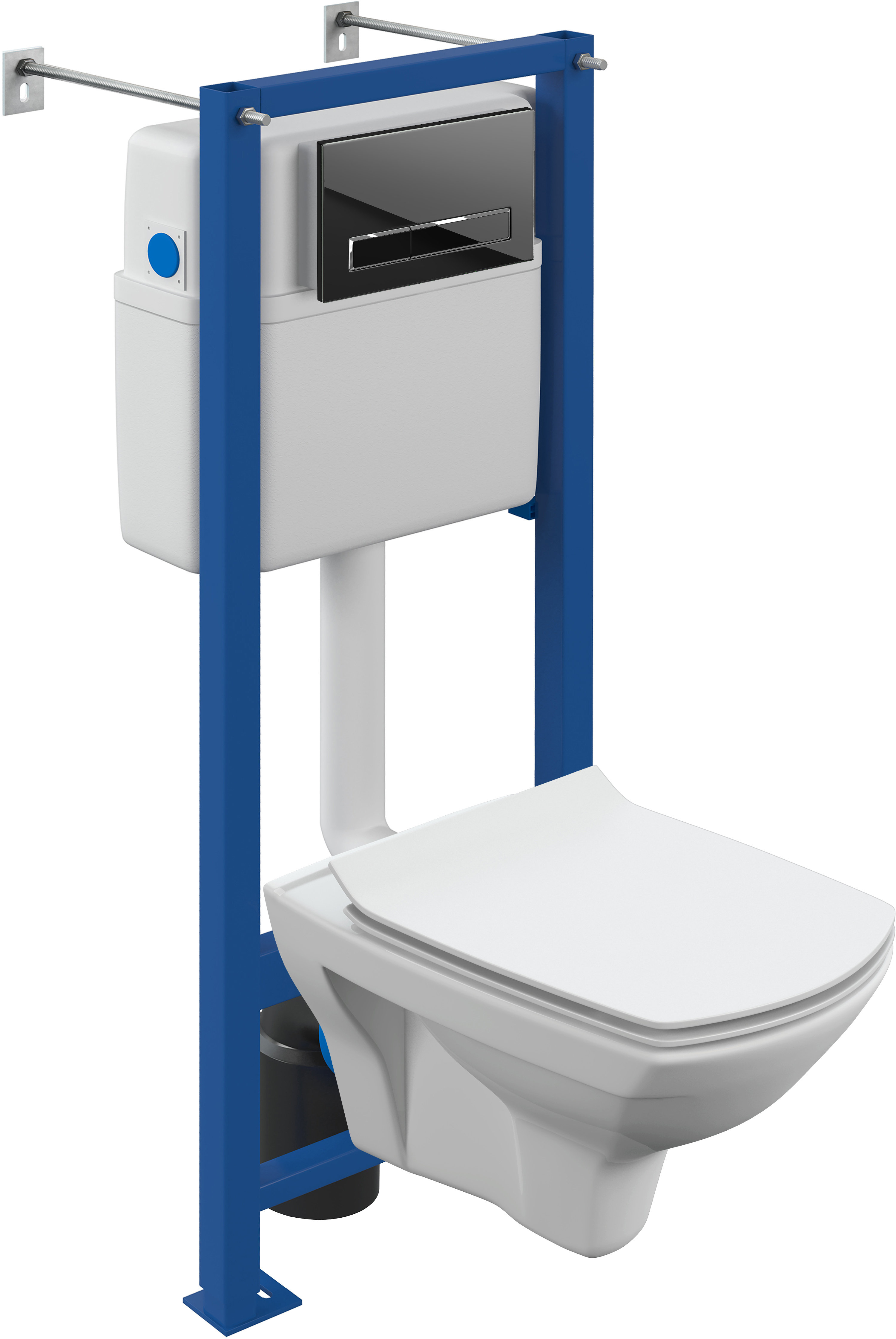82925294 Комплект инсталляция и унитаз XL Clean On DPL EO slim Carina STLM-0037987 CERSANIT