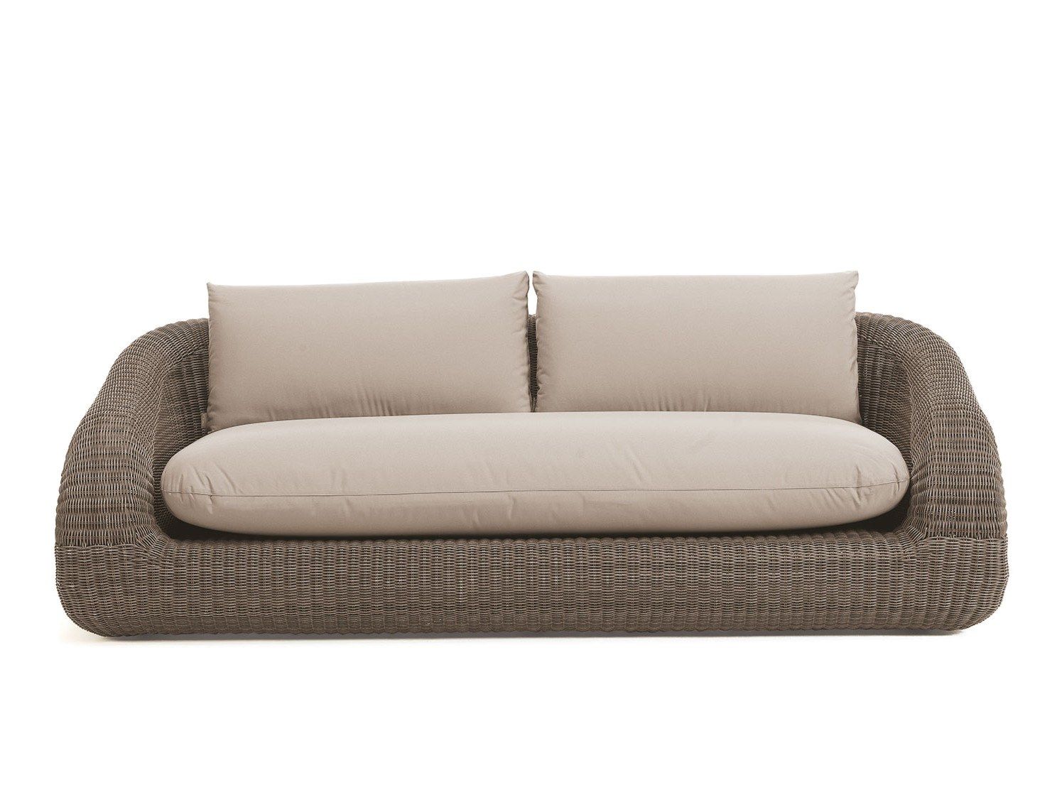 3-местный садовый диван Ethimo EtWick® Phorma ARCH-00051413 - Вид №7