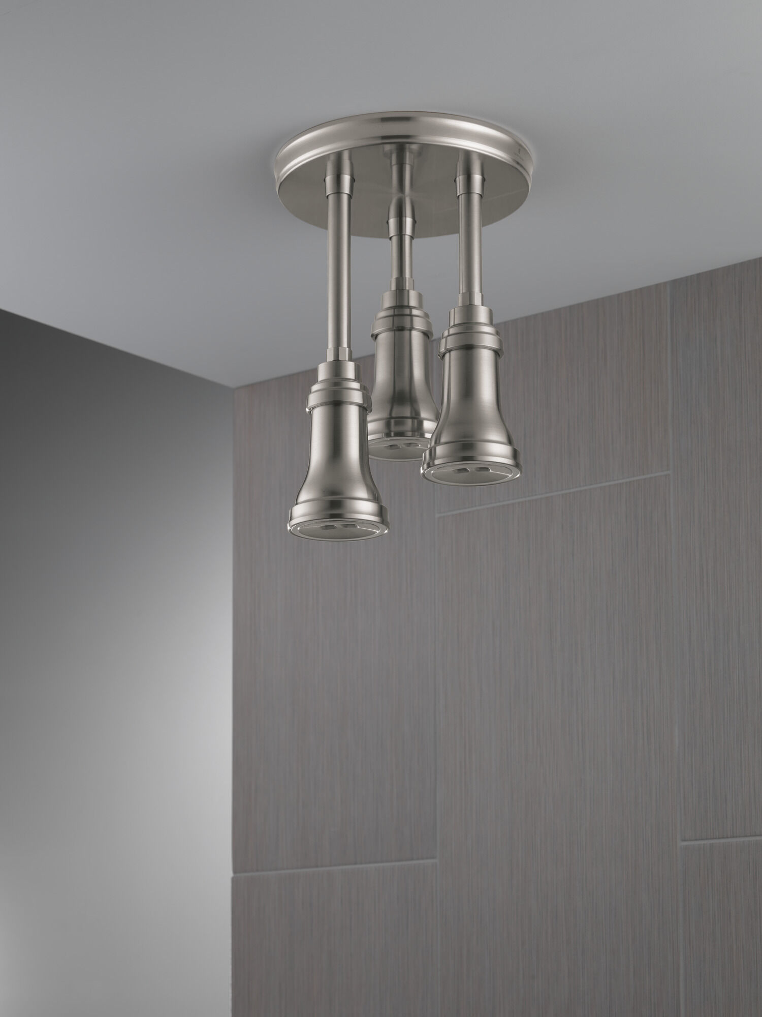 Подвесная душевая лейка Raincan со светодиодной подсветкой H2Okinetic® Delta Faucet 57190-SS25-L - Вид №6