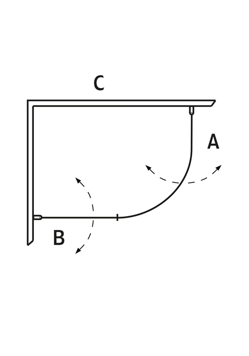 1450450 Igloo Pro J + Душевой Уголок Прямой Прозрачный Стекло 80X70 Hafa Прозрачный  - Вид №2