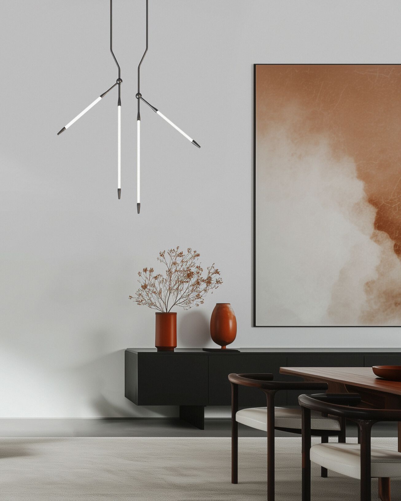 Стальной светодиодный подвесной светильник Intueri Light Javelin ARCH-00071333 - Вид №4