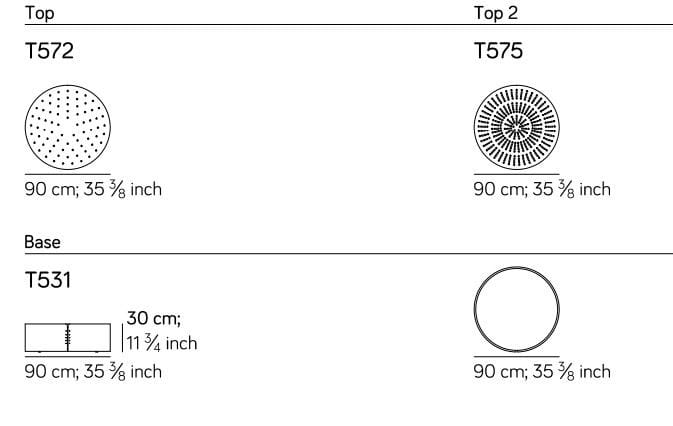 Журнальный столик с металлическим основанием и деревянным верхом Amura сита ARCH-00140470 - Вид №7
