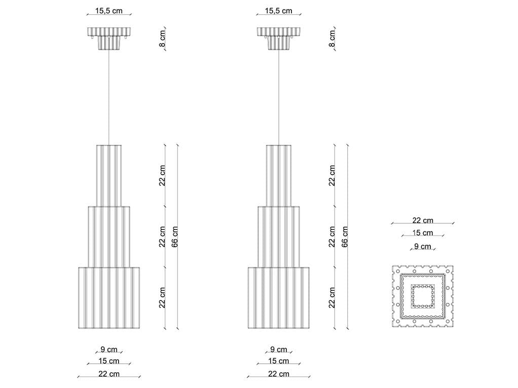 Керамический светодиодный подвесной светильник FERROLUCE METRA C2830/C2831/C2832 ARCH-00137720 - Вид №5