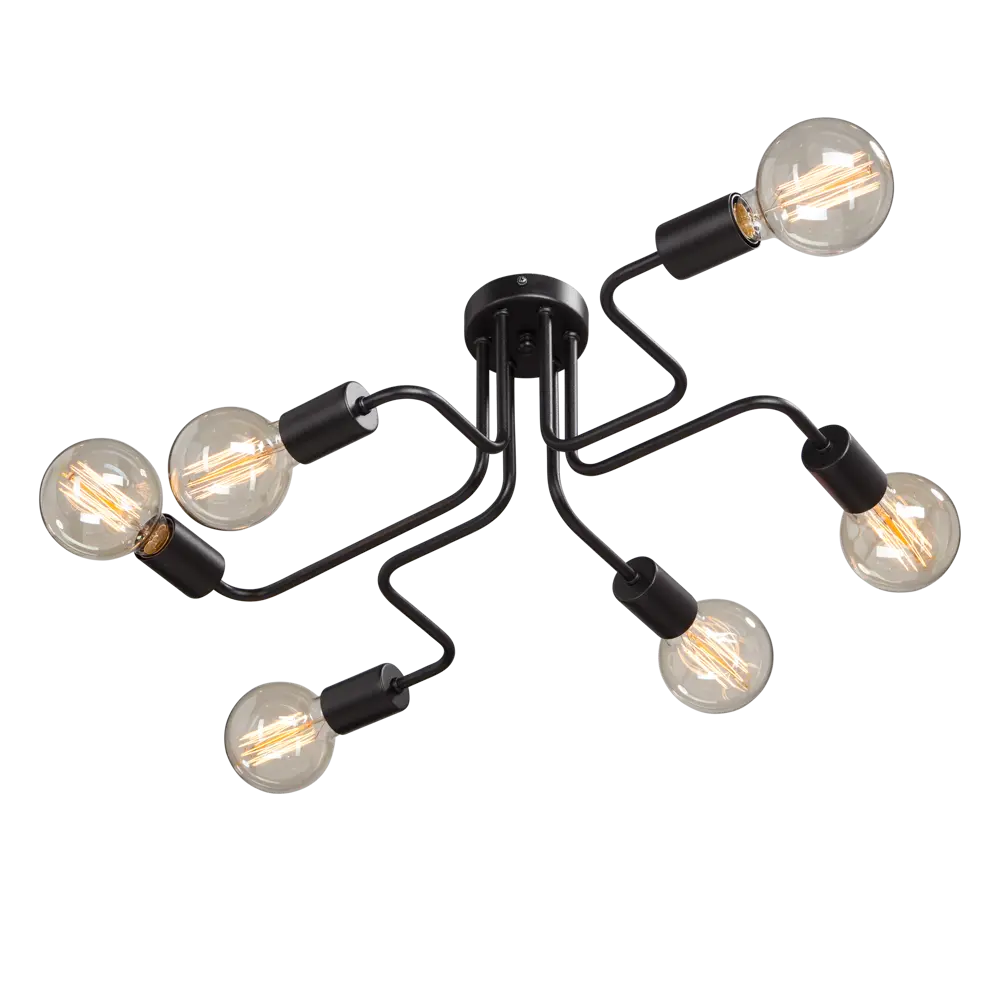 Vitaluce Лабиринт — потолочная люстра с 6 лампами для просторных помещений 82739747 STLM-0035231 - Вид №2