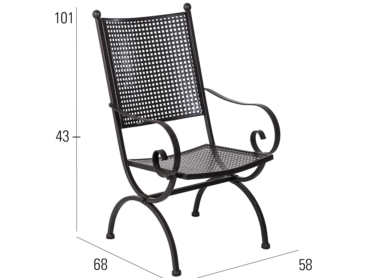65.00.0202 Кресло Romeo Elegance Marone Antique Mbm - Вид №2