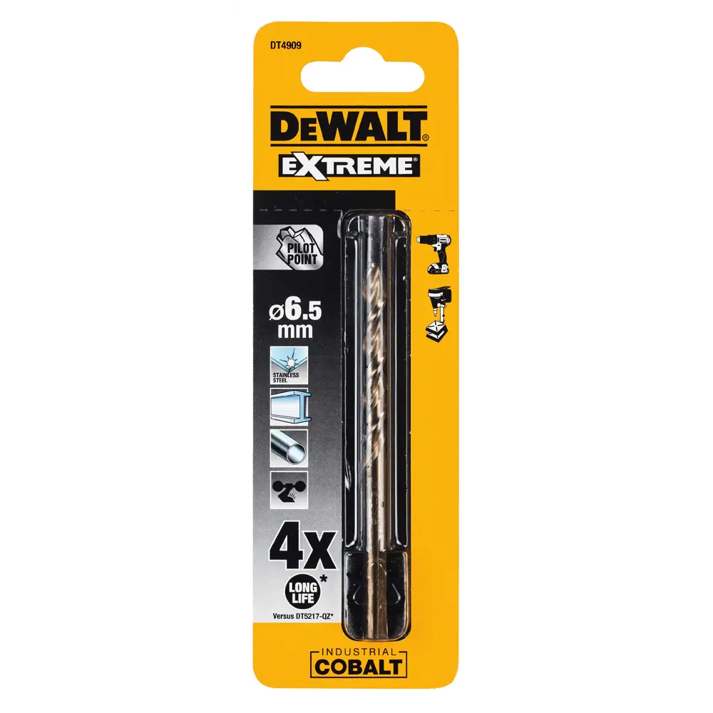 Сверло по металлу Dewalt 6.5х101 мм 18748279 STLM-2207255  - Вид №1