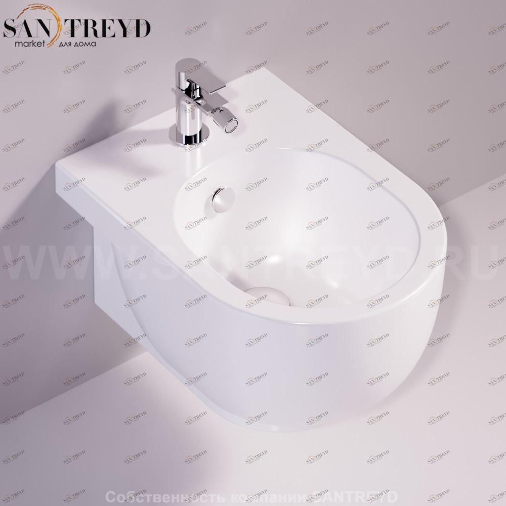 EL19BIANCO Биде подвесное E-Line Simas