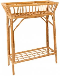 Kok Maison Высокий прямоугольный горшок из ротанга Vintage V83