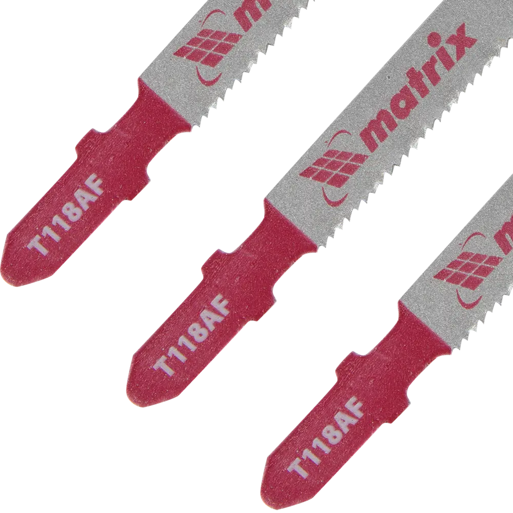 Пилка для лобзика по металлу Matrix T118AF, 3 шт STLM-2079295 - Вид №2