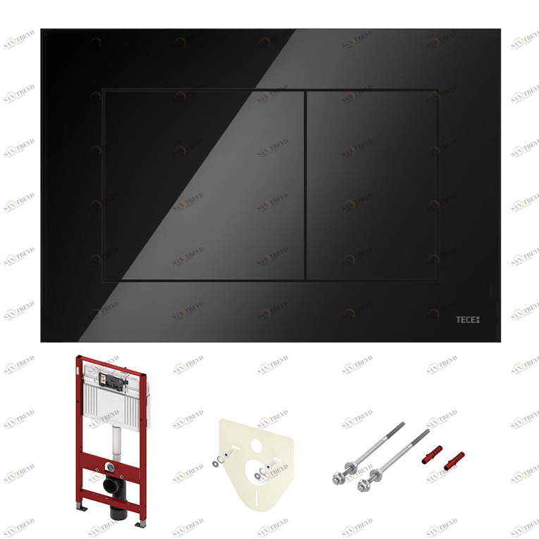 K400403 Комплект инсталляции 4 в 1 с панелью смыва ТЕСЕnow для установки подвесного унитаза (K400400) Tece TECEbase