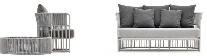 Varaschin Кресло из тканого синтетического волокна Tibidabo 1067 - Вид №1