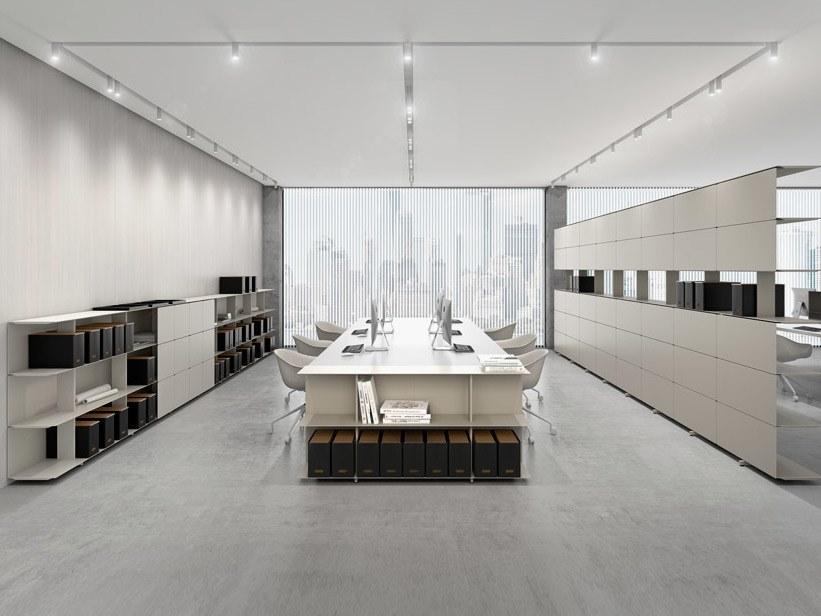 Systemtronic Самонесущий книжный шкаф открытого типа из экструдированного алюминия Wing sun-id-1513942 - Вид №7