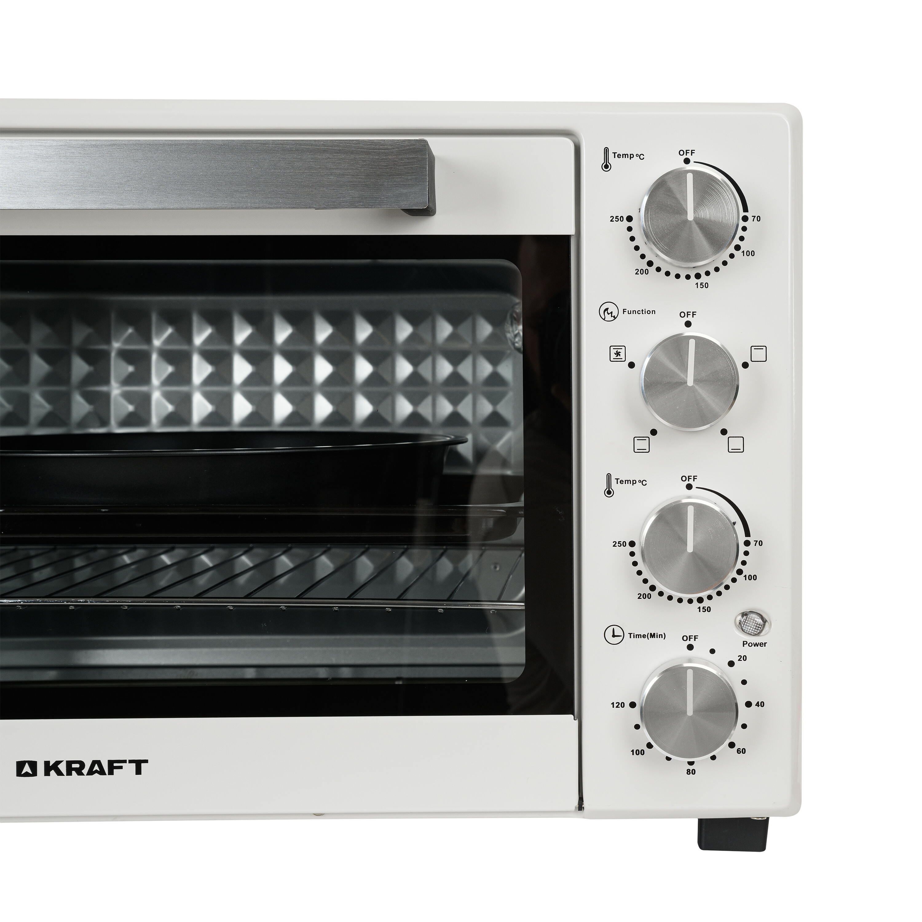 9080979 Мини-печь Kraft KFC-MO 456 HW белый STDN-0056202 - Вид №4