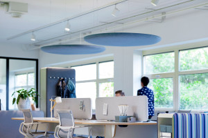 Акустическая подвесная панель из ткани