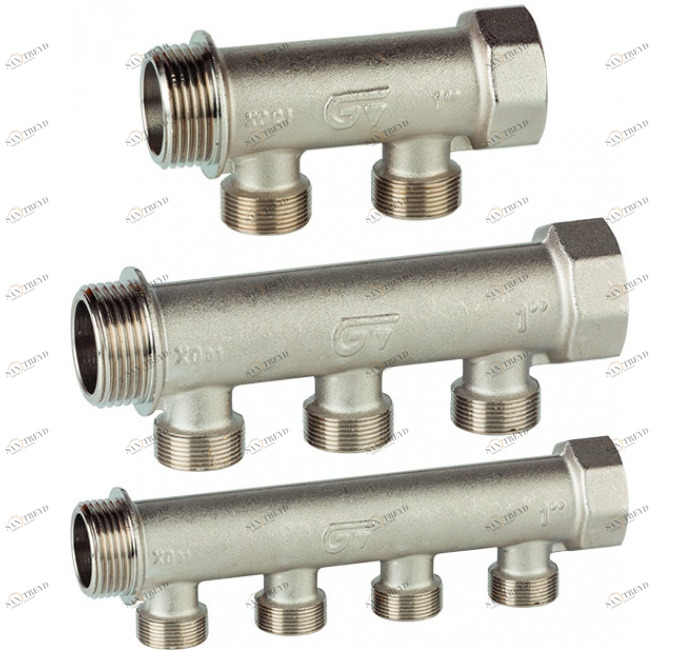 GENEBRE 70024 05 04 Модульный одноканальный 2-х, 3-х и 4-х ходовой коллектор 