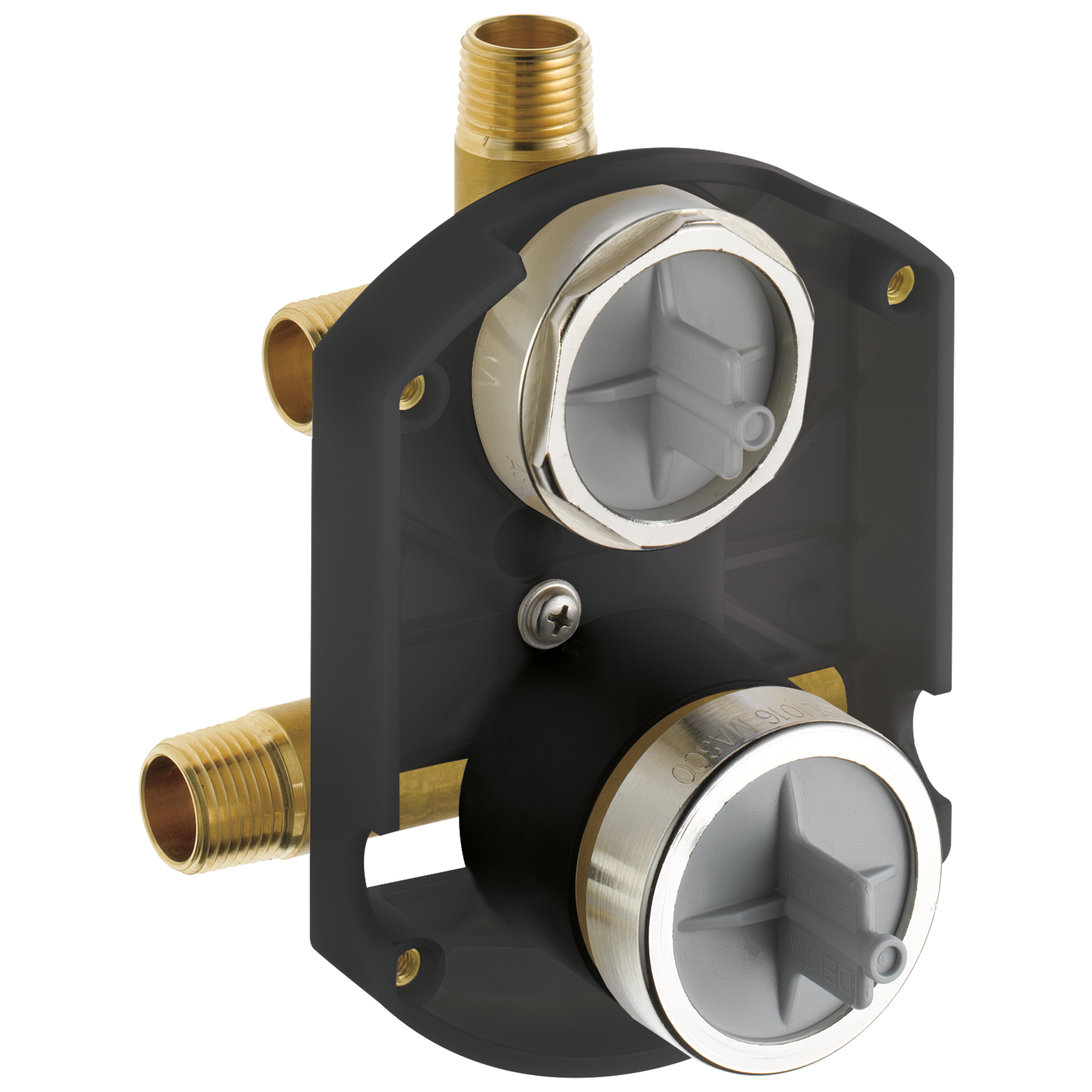 MultiChoice® Универсальный встроенный душевой переключающий клапан Универсальные входные / выходные отверстия грубого монтажа Delta Faucet R22000