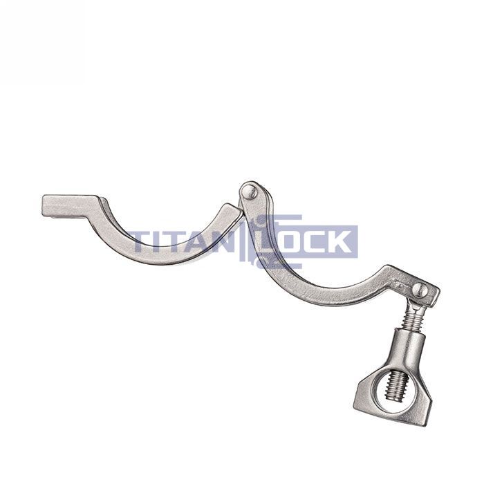 Хомут CLAMP одноосевой DN50 нерж. 304, DIN TL50CLC TITAN LOCK  - Вид №4