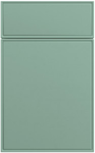 Фасады для кухни Модерн Фрезеровка «Сканди» 803 Бирюзовая пастель