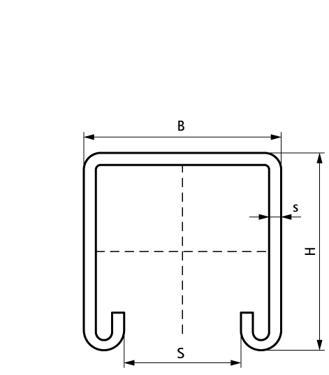65018642 Монтажные профиля BIS RapidStrut® Профили монтажные (BUP1000) подвешивание и поддержка WALRAVEN  - Вид №1