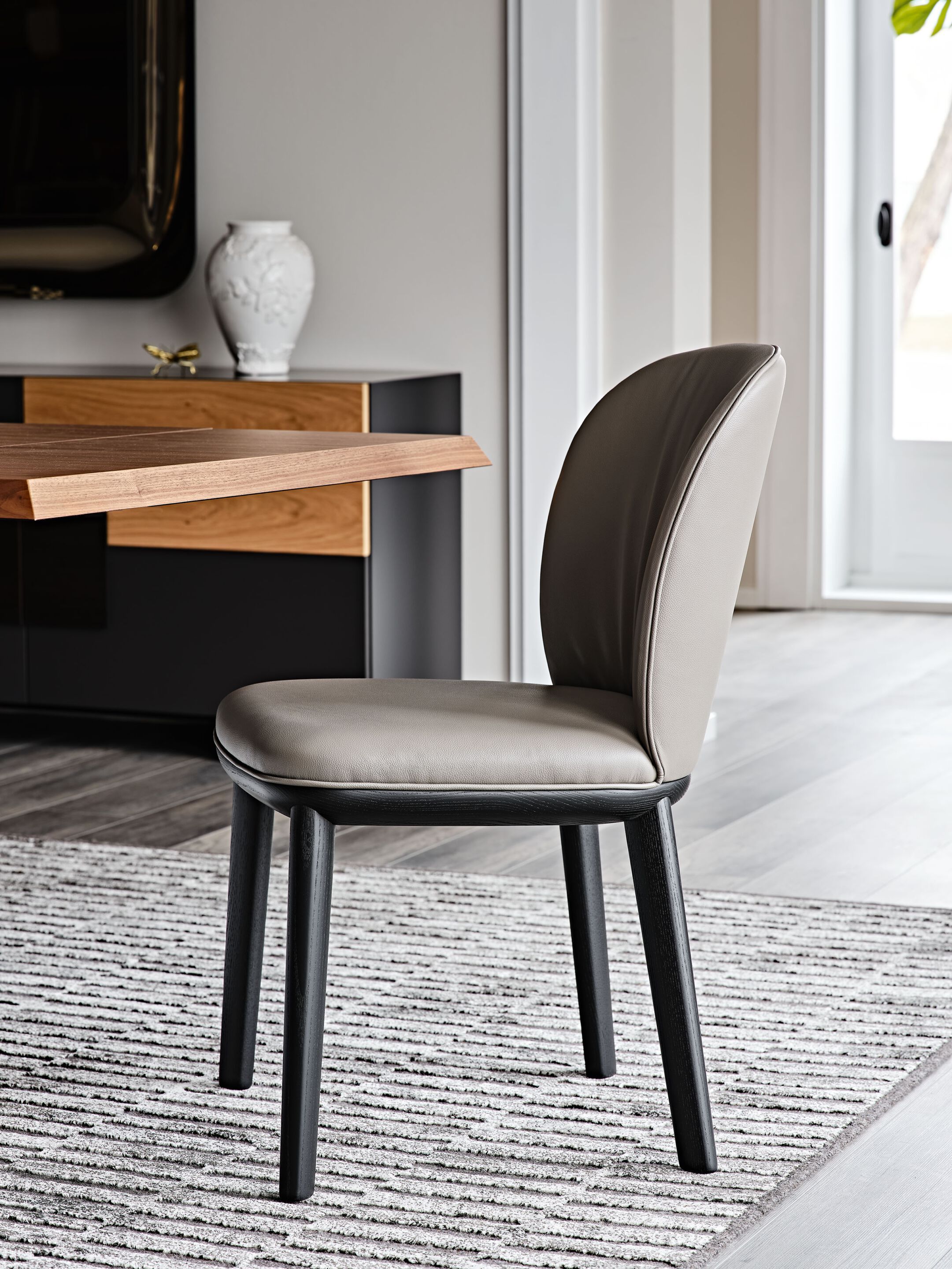 Кожаный мягкий стул Cattelan italia CHRIS ARCH-00072377 - Вид №2