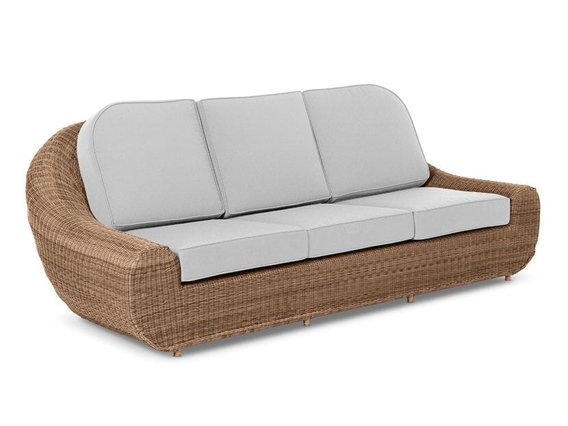 3-местный мягкий садовый диван из смолы Walters Randi ARCH-00046319