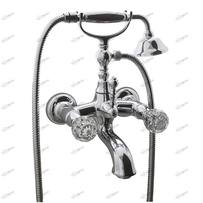 F5084C Смеситель для ванны внешнего монтажа с душевым комплектом FIMA CARLO FRATTINI Elizabeth Chic 