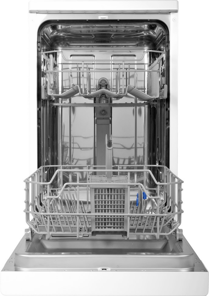 DW 4012 Отдельностоящая посудомоечная машина 45 см, 845 х 448 х 600 мм., защита от протечек, режим половинной загрузки, 6 программ, 9 комплектов посуды,электронное управление,а+, расход воды 9 л., 49 дб Weissgauff Santreyd  - Вид №2
