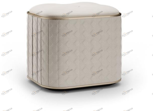 Reflex Прямоугольный кожаный пуф с обивкой San marco sun-id-1503912