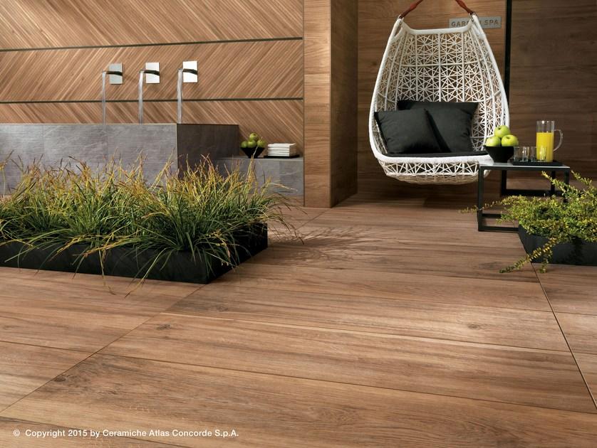 Atlas Concorde Наружный пол из керамогранита с имитацией дерева Etic pro sun-id-1357250 - Вид №10