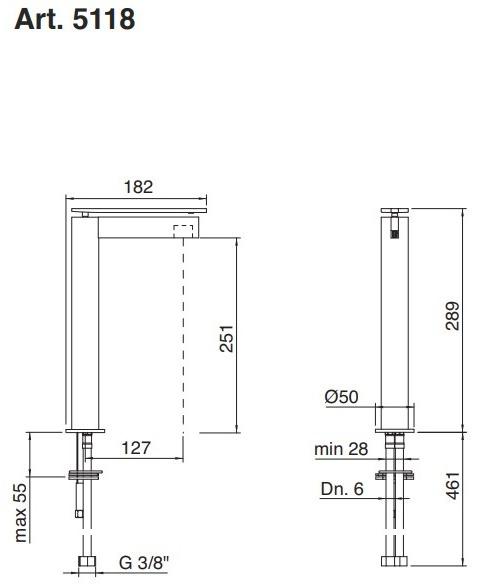 Rubinetterie Treemme Time  5118-5118_cp  - Вид №6