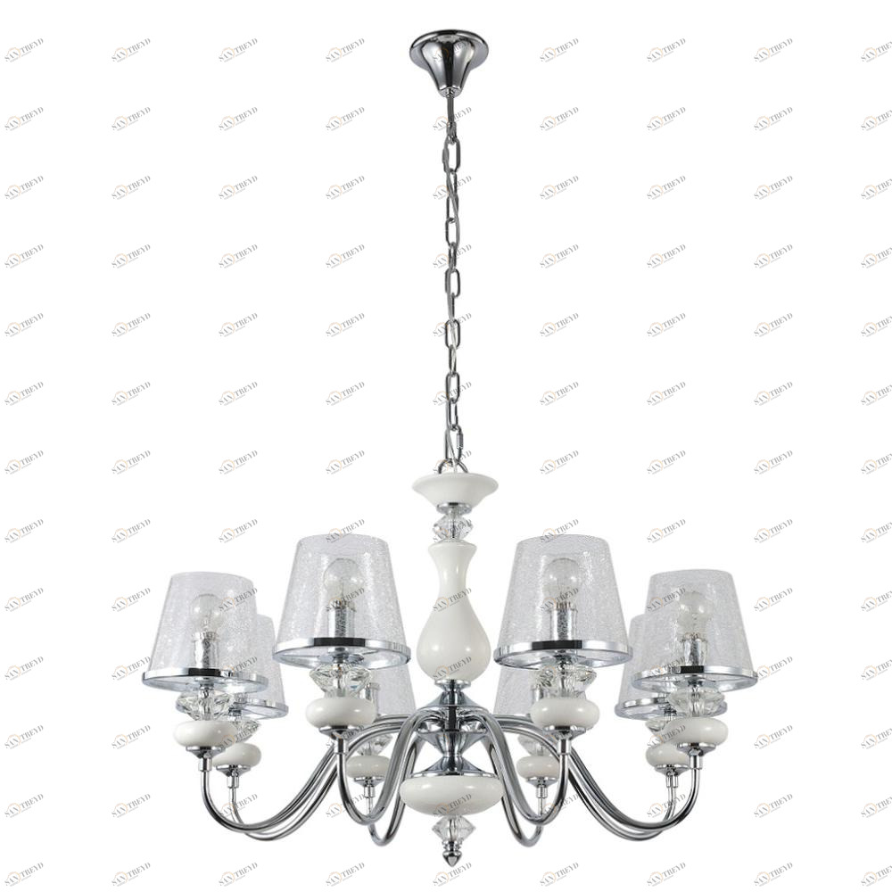 Подвесная люстра Crystal Lux Betis SP-PL8 CRYSTAL LUX ДИЗАЙНЕРСКИЕ, BETIS 108721 Хром 