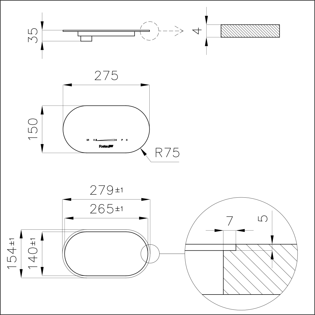 7368030 Варочная панель Touch Control Modular Induction 7368 030 Fosterspa  - Вид №1