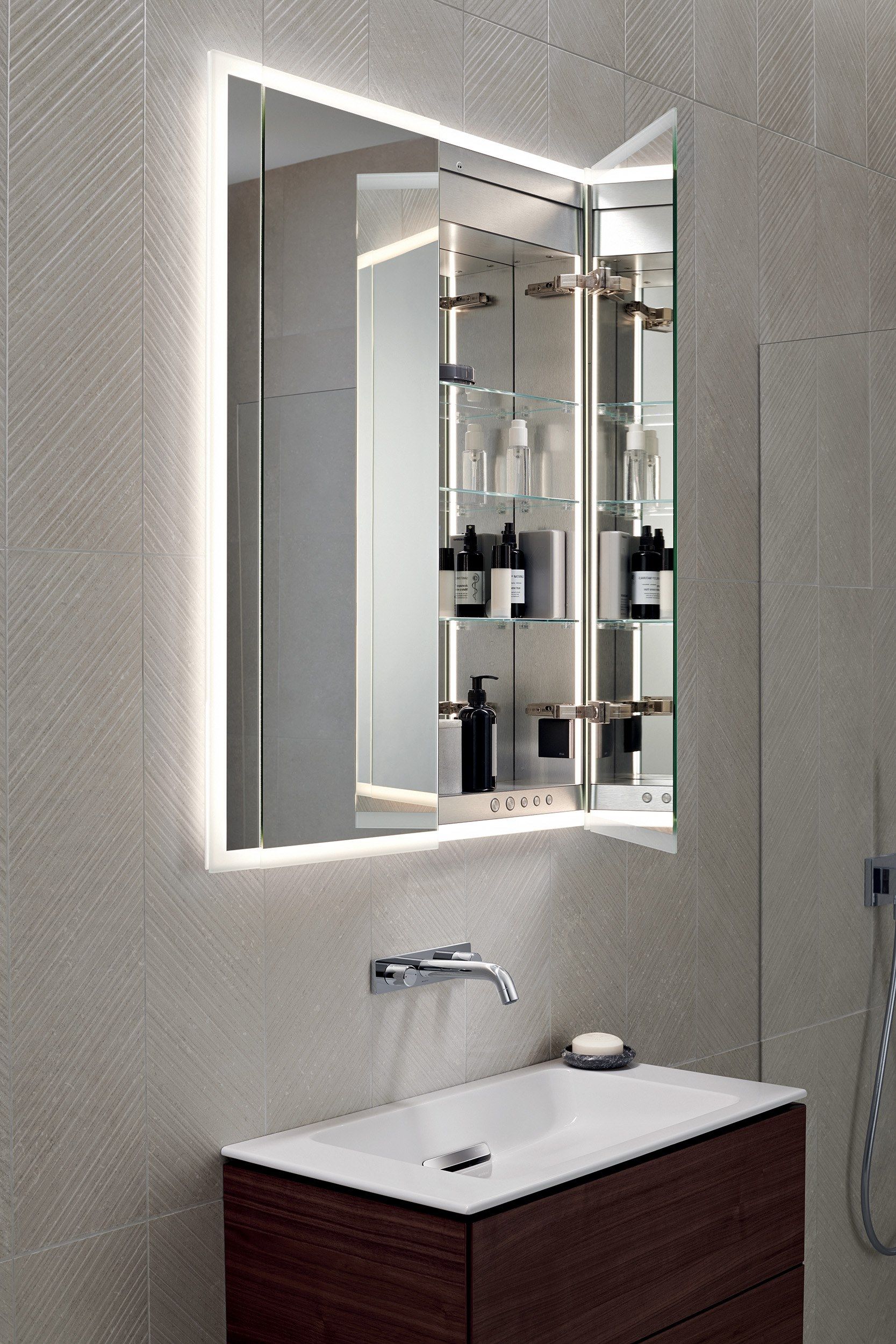 Зеркало с контейнером для ванной комнаты Geberit One ARCH-00098332 - Вид №2