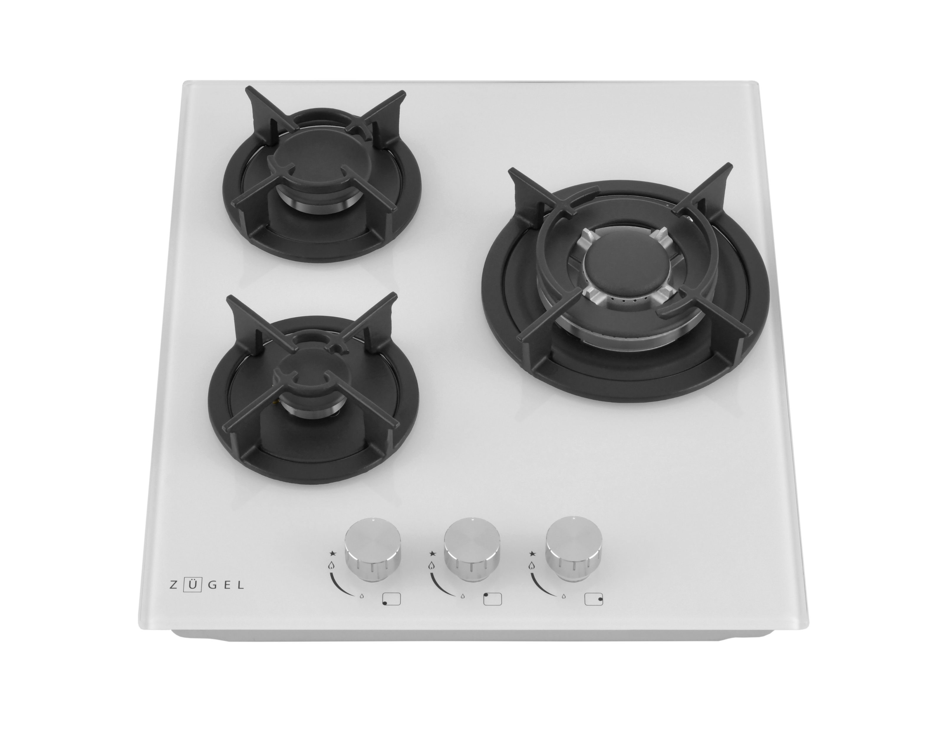 9175441 Газовая варочная поверхность ZUGEL ZGH452W STDN-0076175 - Вид №2