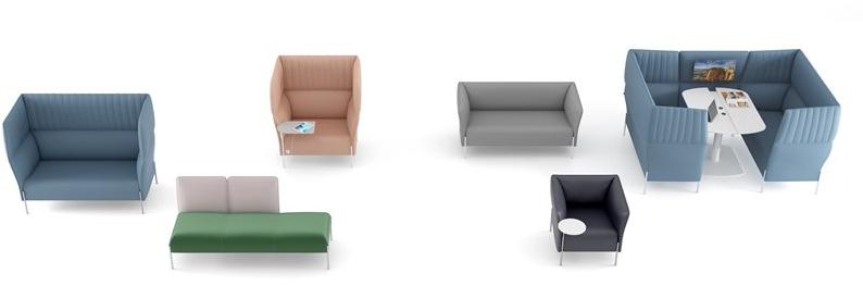 ESTEL GROUP Скамейка из ткани Dolly sun-id-1438179 - Вид №1