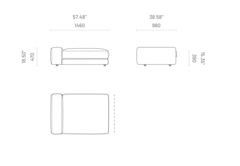 Модульный диван Domkapa EDWARD ARCH-00073709 - Вид №11
