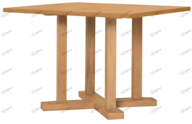 JANUS et Cie Квадратный обеденный стол из тика Arbor sun-id-1351587