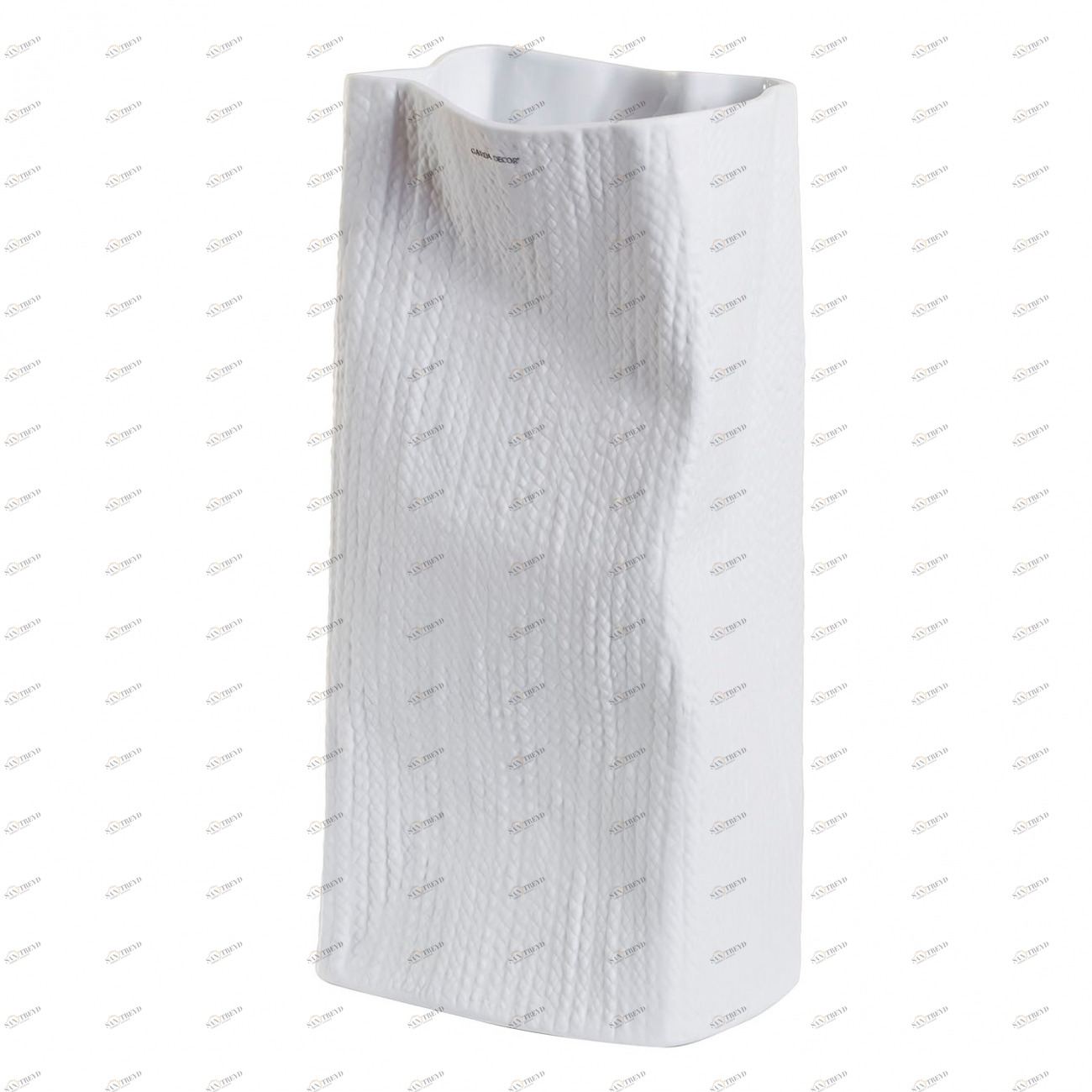 Ваза керамическая Pack 18*13*40 GARDA DECOR ДИЗАЙНЕРСКИЕ 033921 Белый 