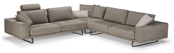 Natuzzi Диван из ткани с шезлонгом Tempo sun-id-1377434 - Вид №1