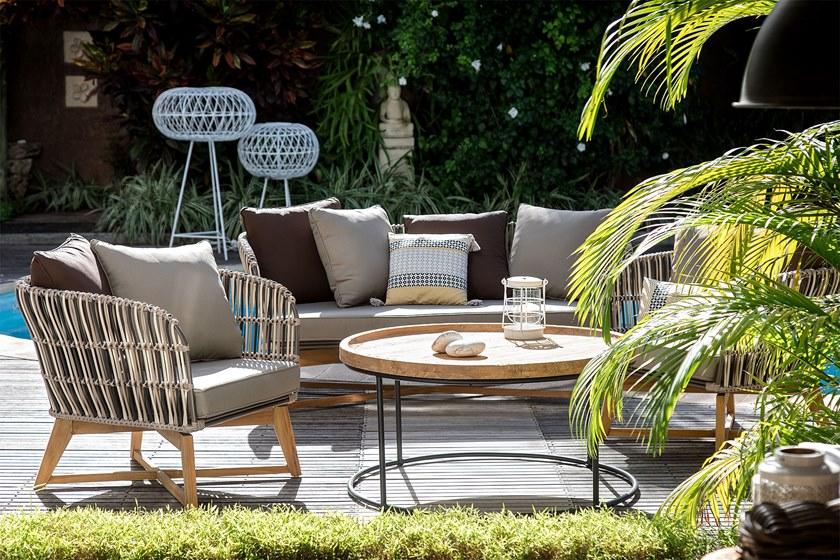 cbdesign Садовое кресло из синтетического волокна с подлокотниками Bromo N285n3 - Вид №6